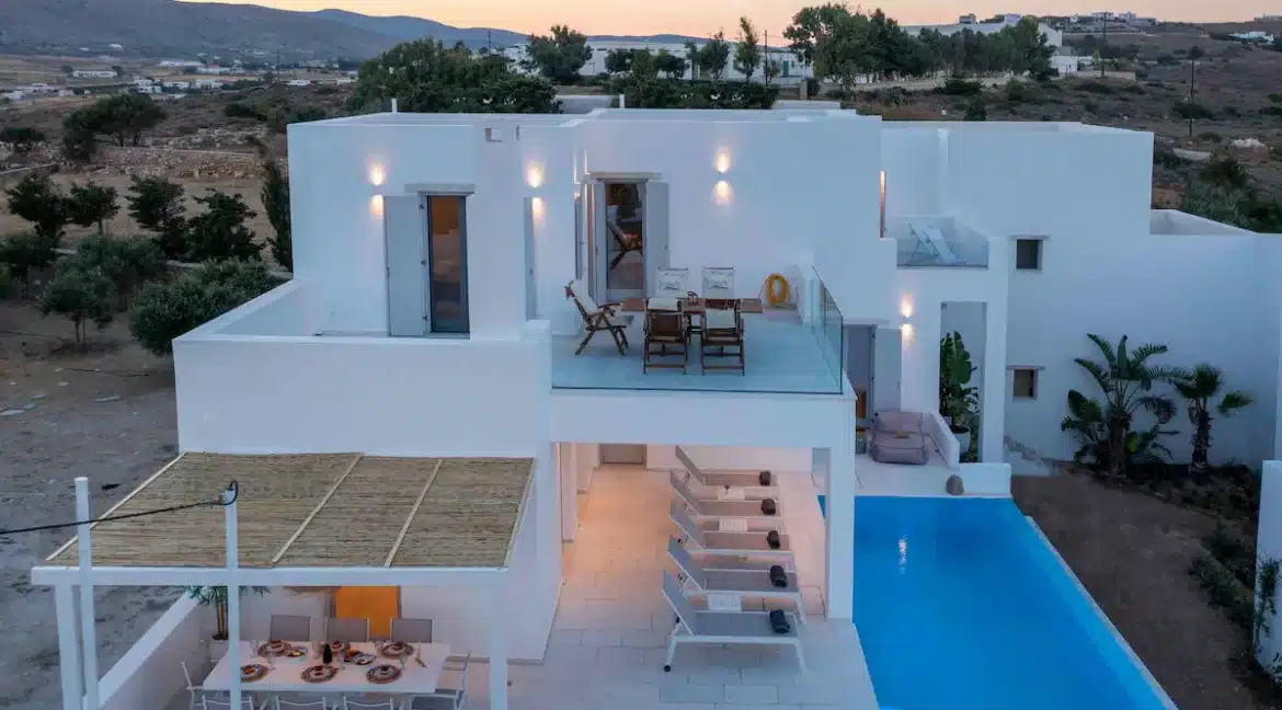 Seafront Villa Paros Island, Property Paros Greece, Buy Villa in Cyclades Greece