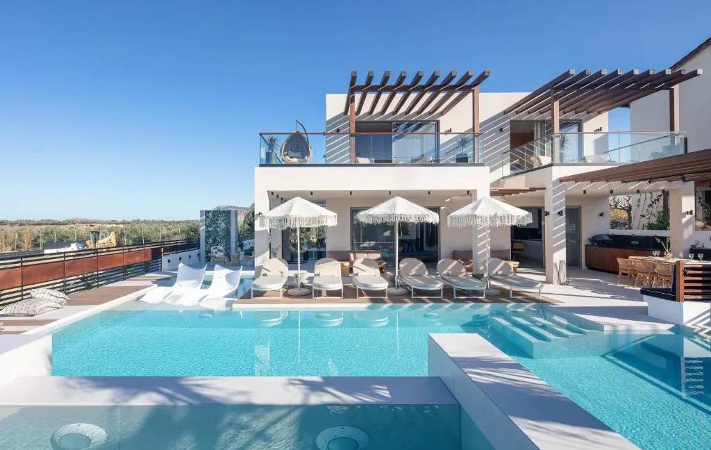 Luxurious Seaview Villa Rethymno Crete