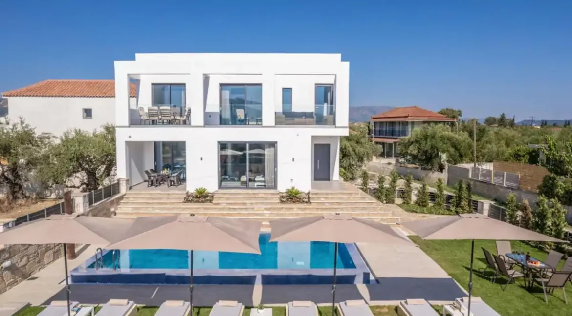 Newly Built Furnished Villa with Sea View in Zakynthos