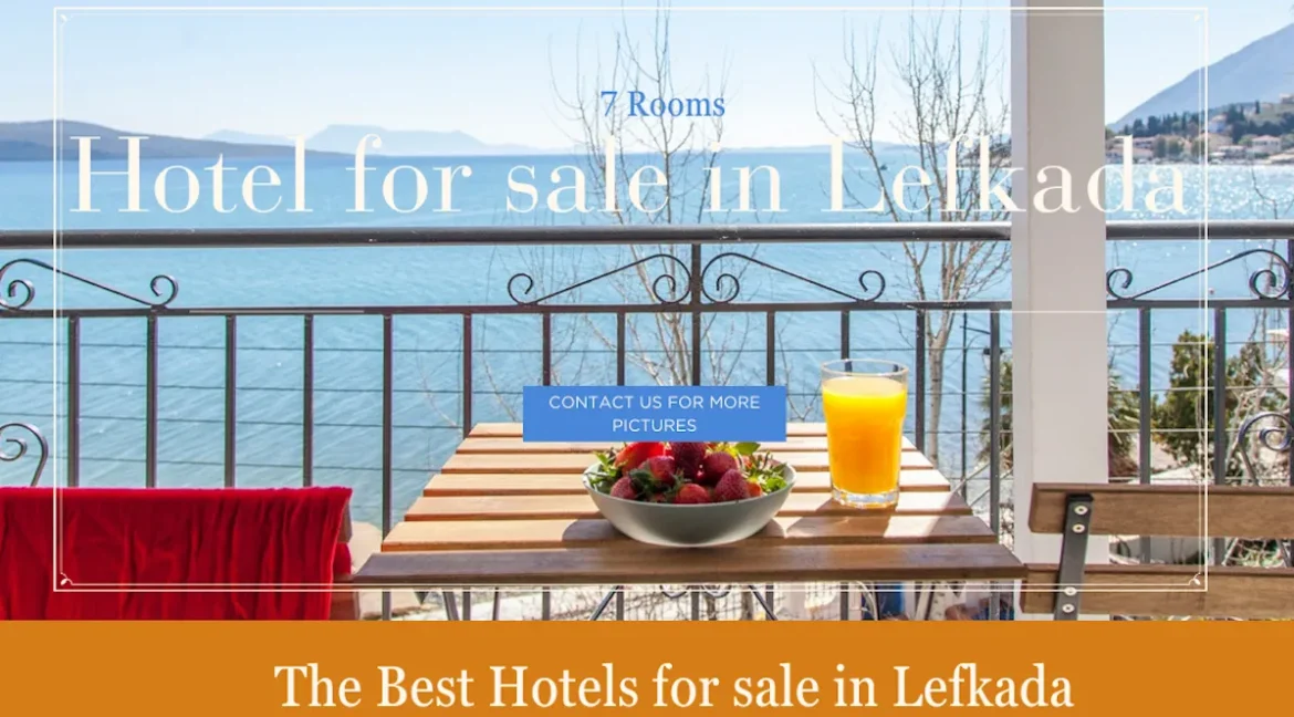 Small Seafront Apartments Hotel for Sale in Lefkada