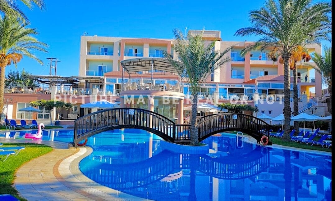 Hotel For Sale Chania Crete Greece, 500 meters from the sea