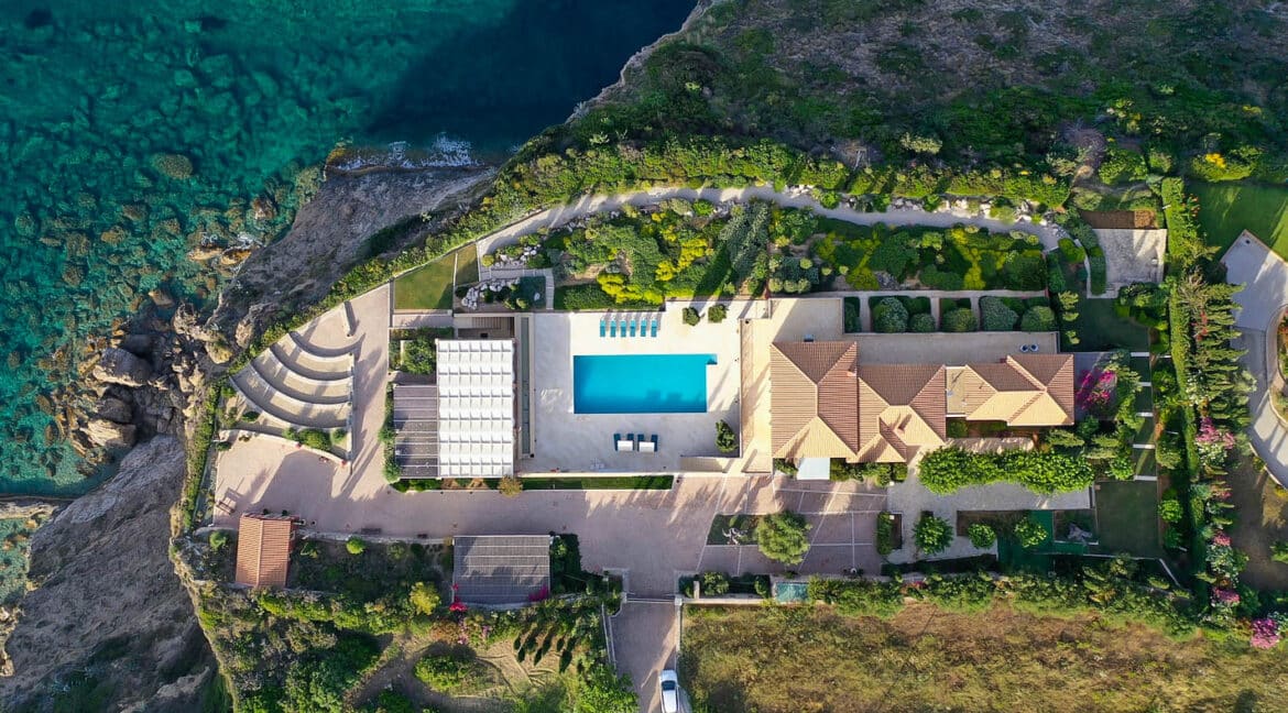 Seafront Mansion Kefalonia Greece for Sale, Luxury Villa Kefalonia Island