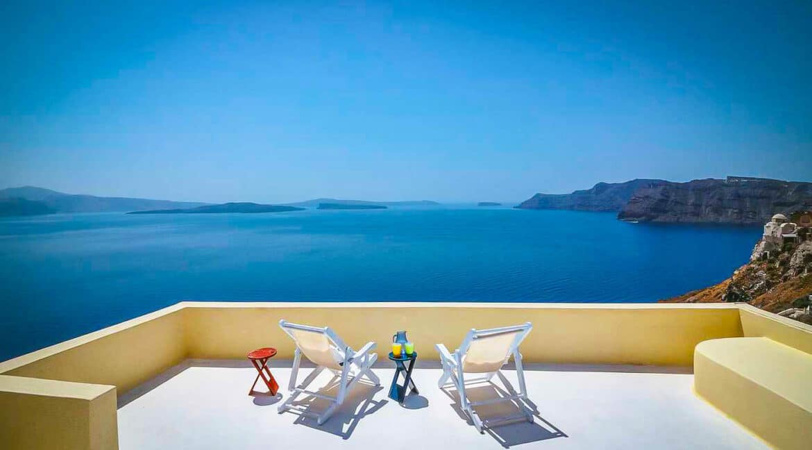 Property on the edge of the Caldera Santorini, Buy Property Santorini Greece