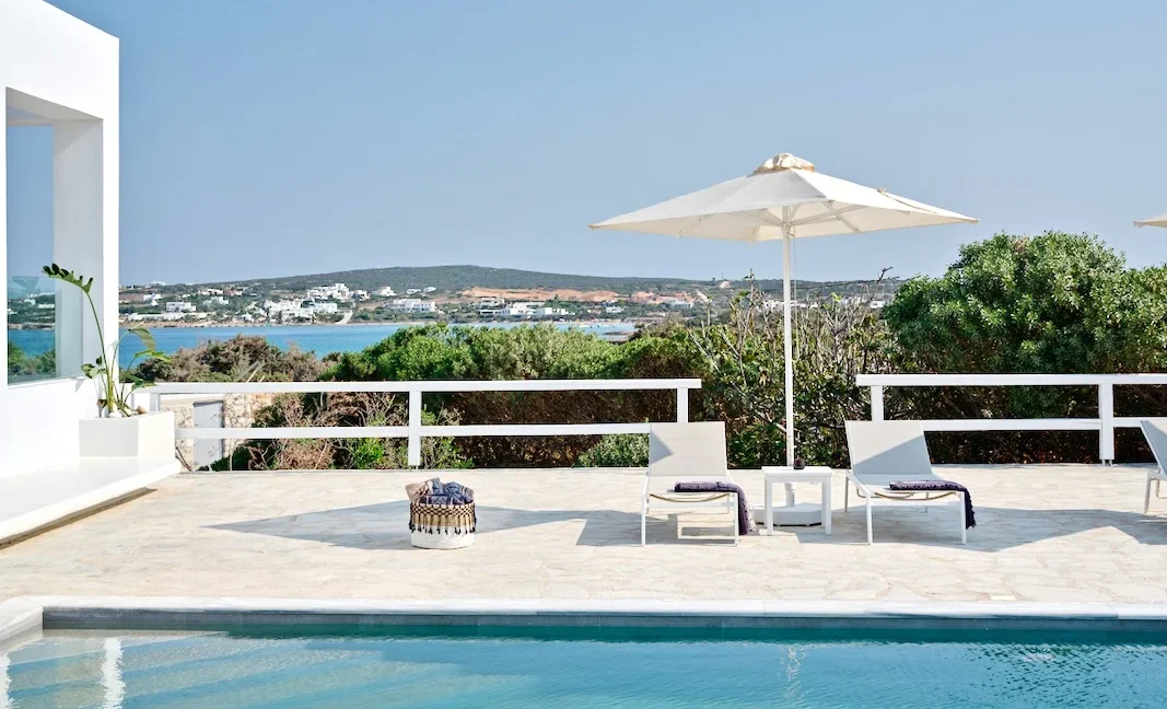 Beachfront Villa With View in Paros for Sale