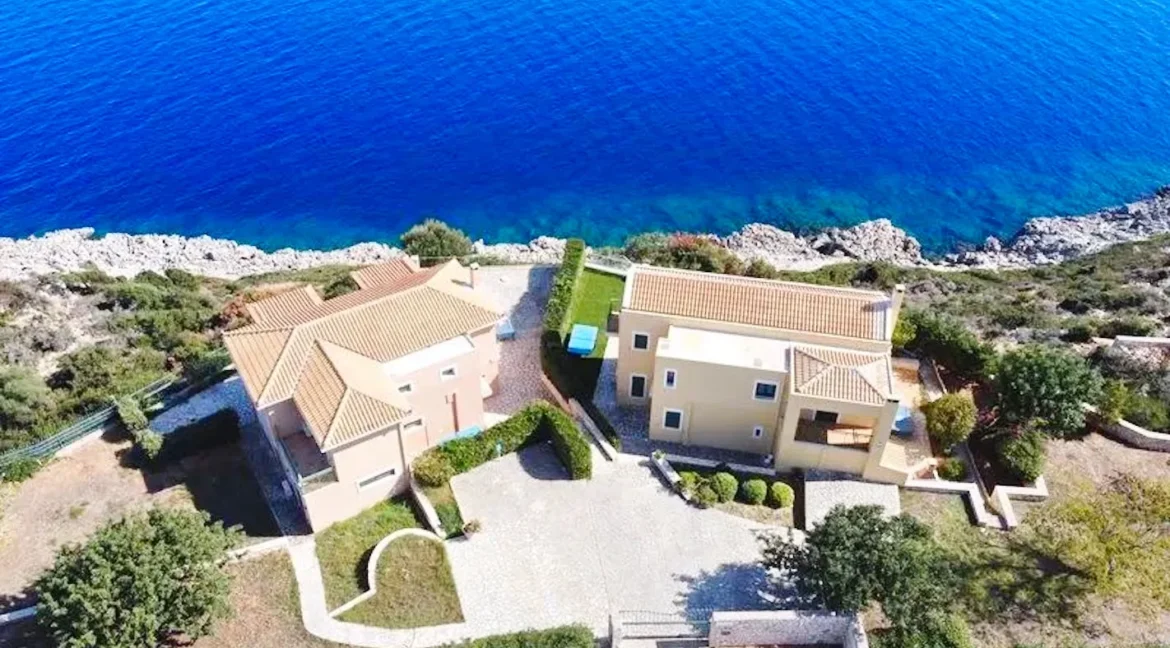 2 Seafront Villas for sale in Kefalonia Greece