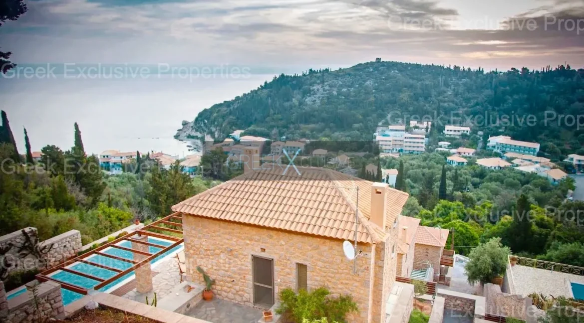 Seaview House for Sale in Lefkada Greece, Agios Nikitas