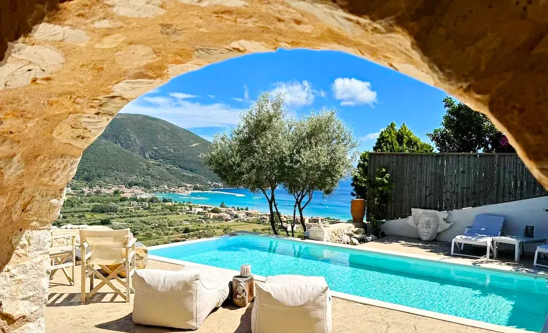 House with amazing Sea View for sale in Lefkada Greece