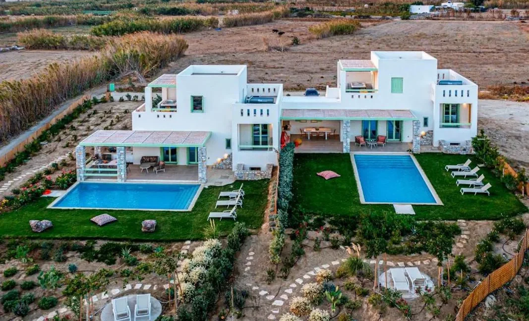 2 Villas with Private Pools for Sale Naxos