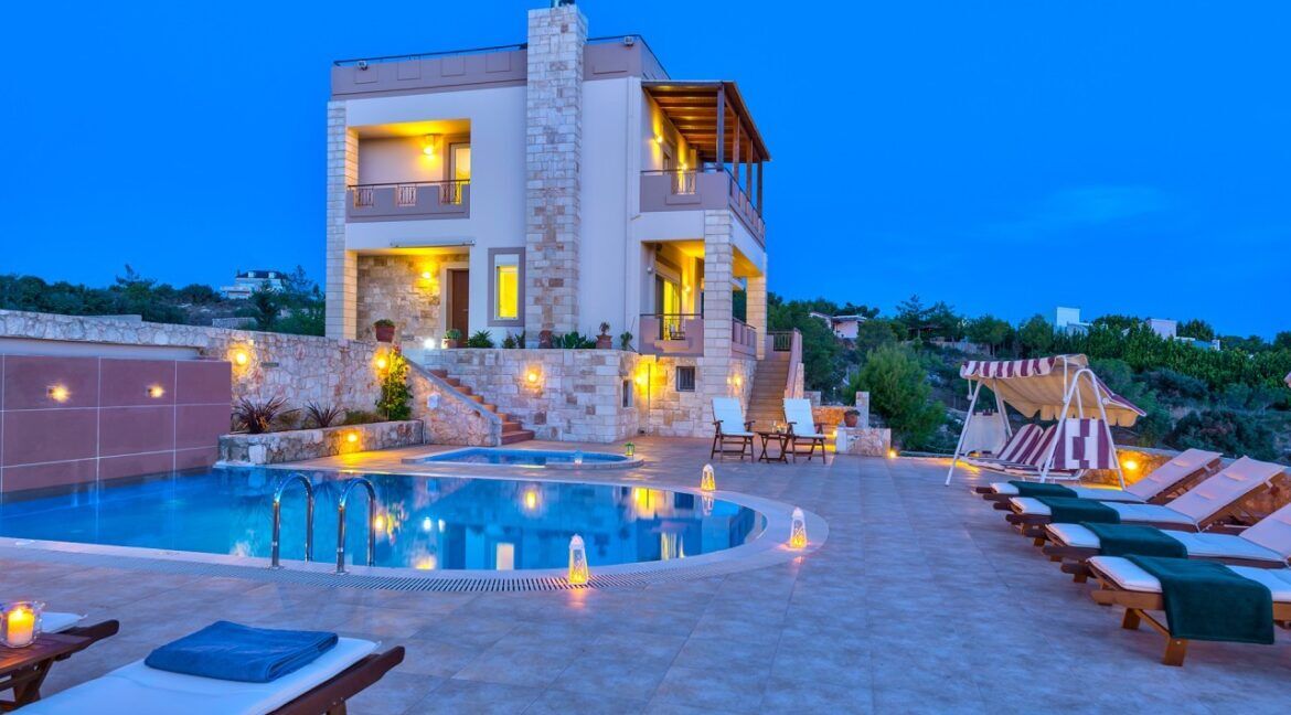 Luxury Villa Akrotiri Chania for sale Crete Greece