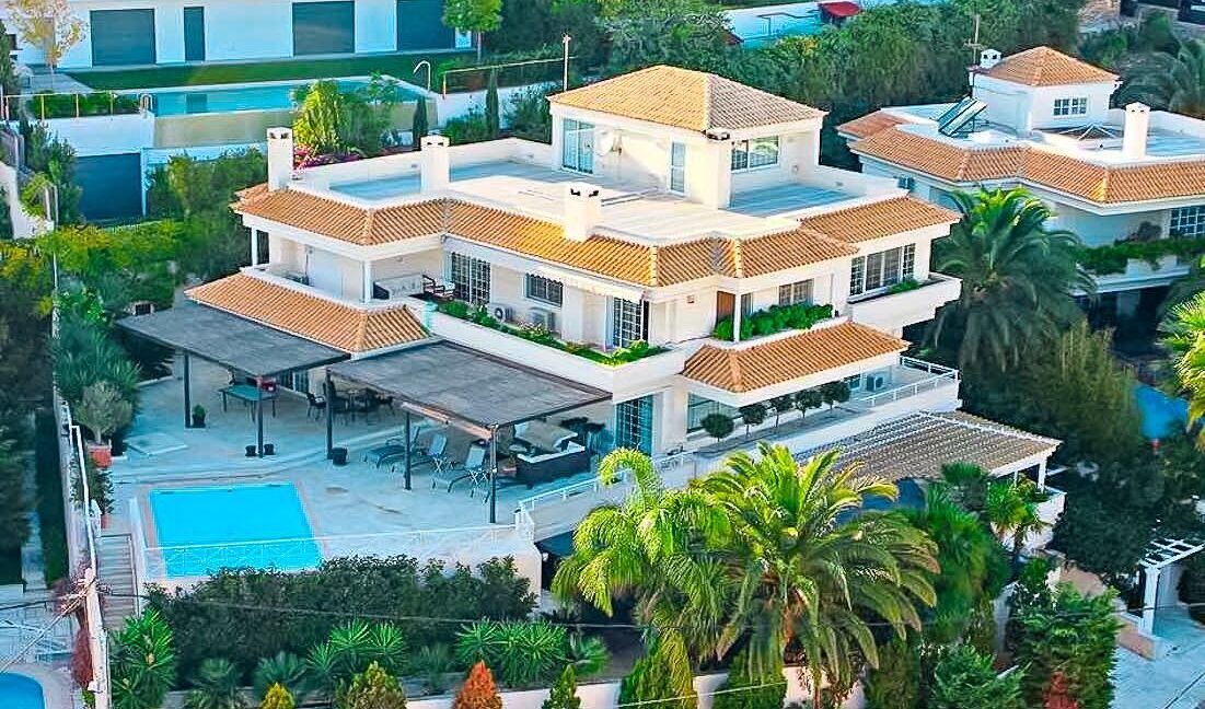 Villa with Sea View and Pool at Voula Attica, Luxury Estate Voula Athens