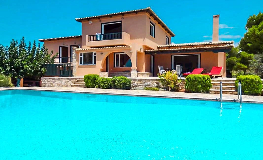 Villa with Pool and Sea View at Sounio Attica, Villas Sounio South Athens for sale