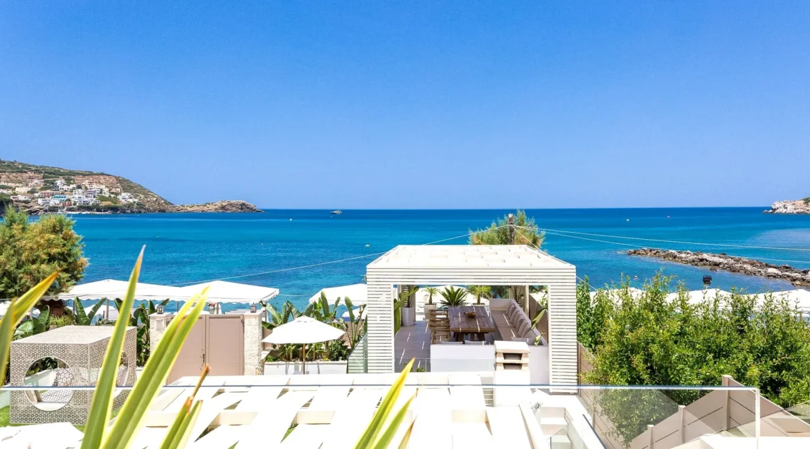 Beachfront Villa with Direct Access To The Beach, Rethymno, Crete Greece