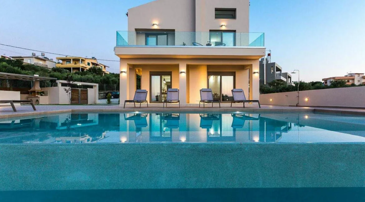 Modern Villa for Sale Chania Crete | Luxury Seaview Property Greece