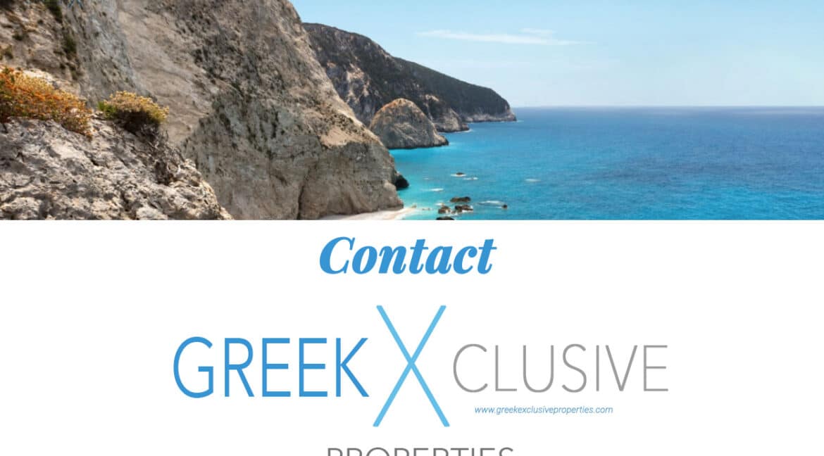 Contact Greek Exclusive Properties, The No1 Real Estate in Greece